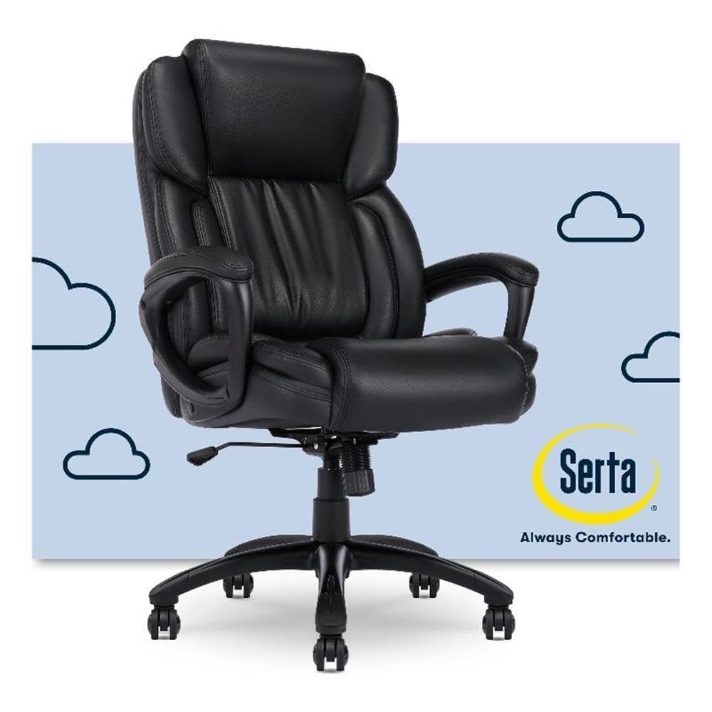 Amazon.com: Serta Garret Executive Office Chair, Ergonomic Mid
