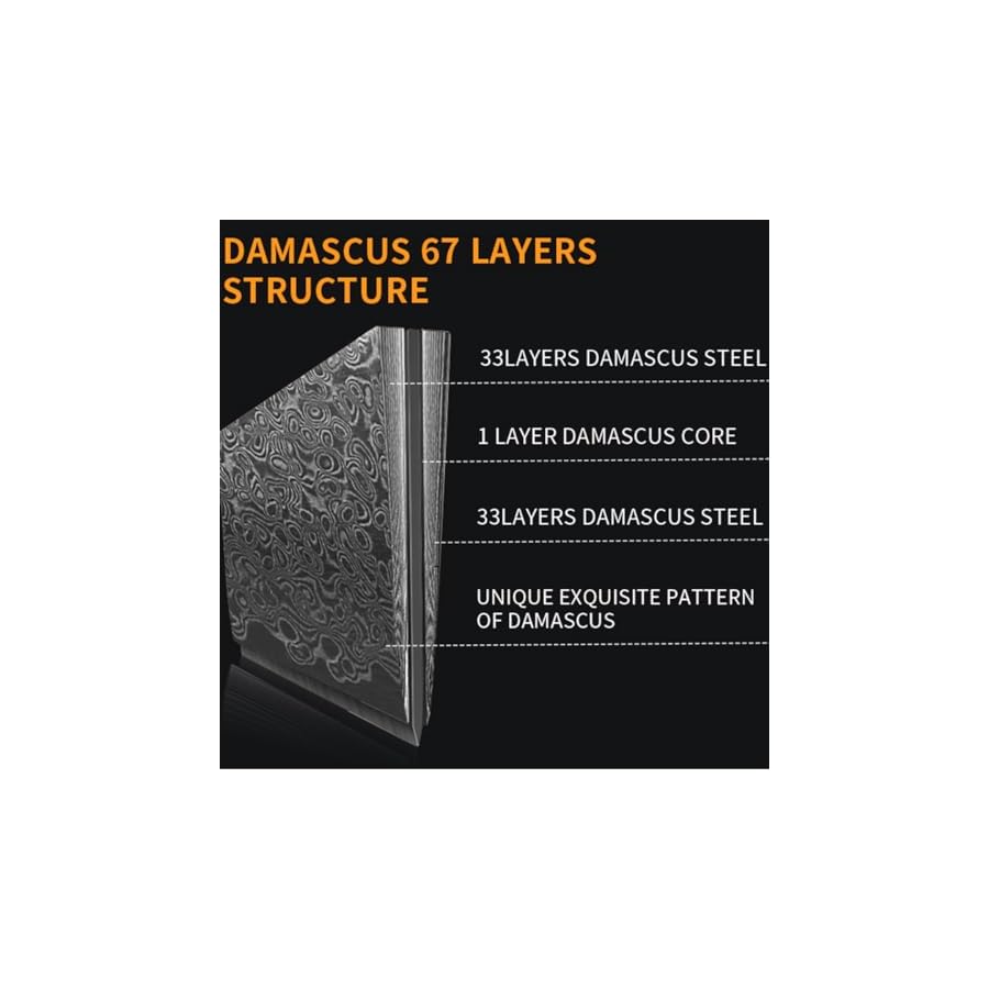 Damascus-Kitchen-Knife-Set-8-Pieces-Knife-Block-SetVG-10-Steel-Core-67-Layers-of-Blades-Rockwell-Hardness-602-HRCErgonomic-Handles-and-Sharp-Knives-Make-Cutting-EasyGift-Box Damascus Kitchen Knife Set 8 Pieces Knife Block Set,VG-10 Steel Core 67 Layers of Blades Rockwell Hardness 60±2 HRC,Ergonomic Handles and Sharp Knives Make Cutting Easy,Gift Box