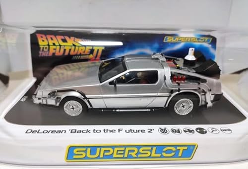 Slot Car Scalextric Original Superslot H4249 Compatible Delorean Regreso al Futuro 2 