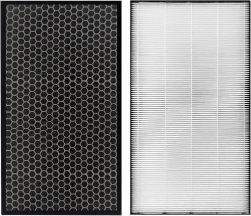 シャープ対応 FZ‑D50HF 集塵フィルター FZ‑D50DF 脱臭フィルター 2 点セット 空気清浄機 加湿空気清浄機 小型 互換品 ペット毛・花粉対応