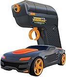 Max Traxxx R/C Tracer Racers High Speed Remote Control 1:64 Scale Race Car - Orange, Channel A