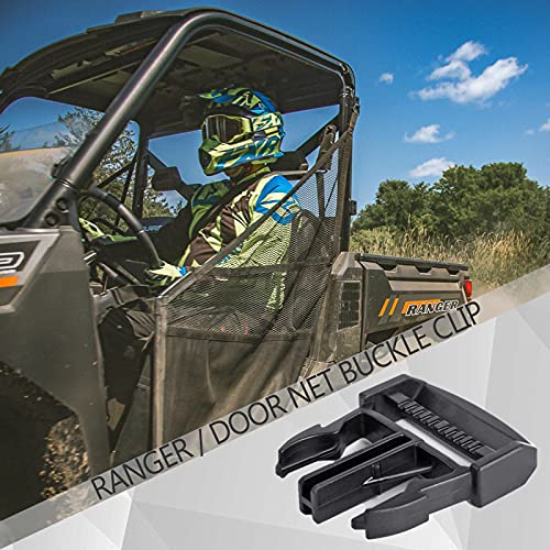 Unigt 2 Pack Door Net Buckle Clip Compatible With 2016-2020 Polaris Ranger Crew 900 1000 Xp Factory Mesh Door Side Safety Net Fastener Replacement For 5452505 #TOP2