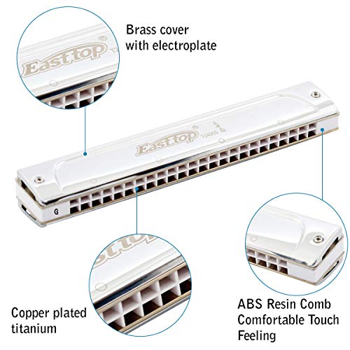 East Top Tremolo Harmonica Key Of G thumb #1