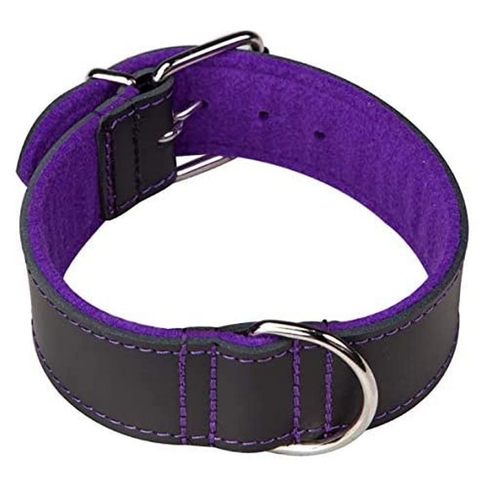 Arppe 1948015517 Superfelt Choppers Leather Necklace, Black and Purple