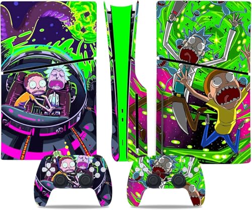 Image of PVC Skin for PS5 Slim Digital Edition, Console Protective Sticker for PlayStation 5 Slim Skin Sticker (A)