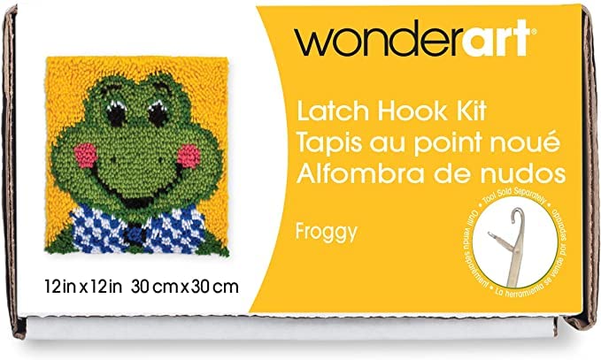 Image of Wonderart Latch Hook Yarn, Froggy