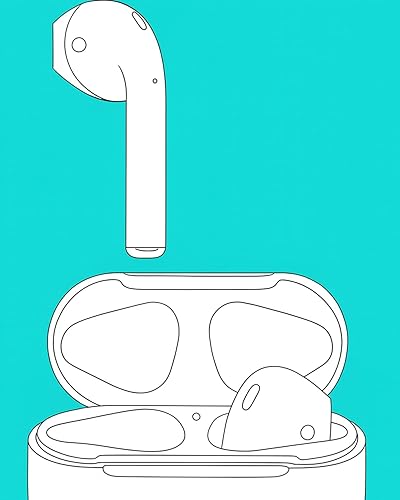 Miniatura 4 de OEM A2032 Reemplazo de auricular lateral derecho único para 2ª generación, compatible con funda de carga original A1938 cojín de oído Derecha: