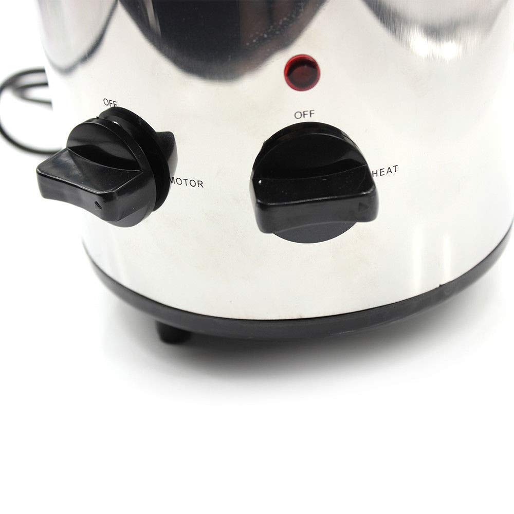 Fuente de chocolate con 4 niveles, de acero inoxidable, perfecta para fiestas de postres para niños