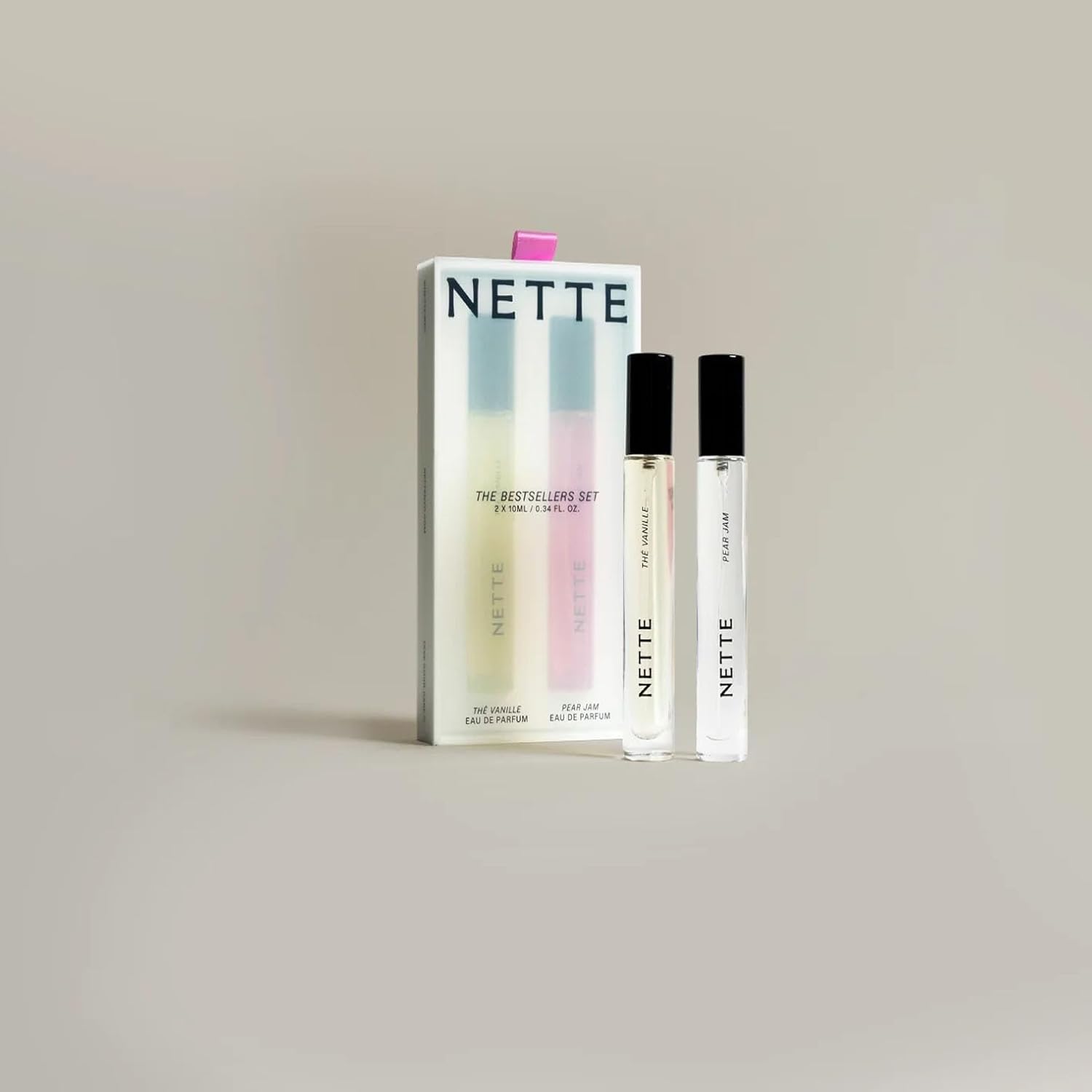 Nette – Travel Spray Perfume Duo Set – Clean Vegan Fragrance Gift Set with Two Travel-Size Perfumes – Long-Lasting, Cruelty-Free & Perfect for On-the-Go, Layerable Scent