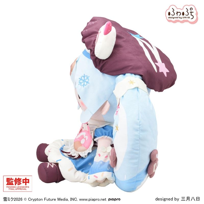 Amazon.co.jp: 雪ミク2026 ふわぷち どでかジャンボぬいぐるみ 公式