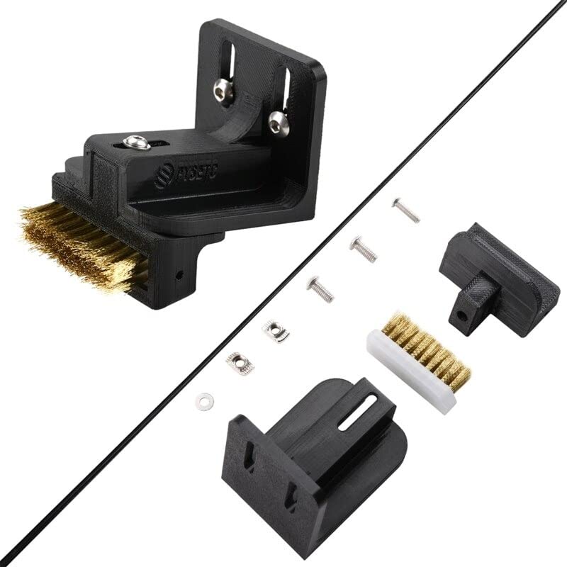 3DPLady Juego de cepillos de limpieza de boquillas automáticos para impresoras 3D como, por ejemplo, Ender-3/3 Pro Cr10S Cr6se.