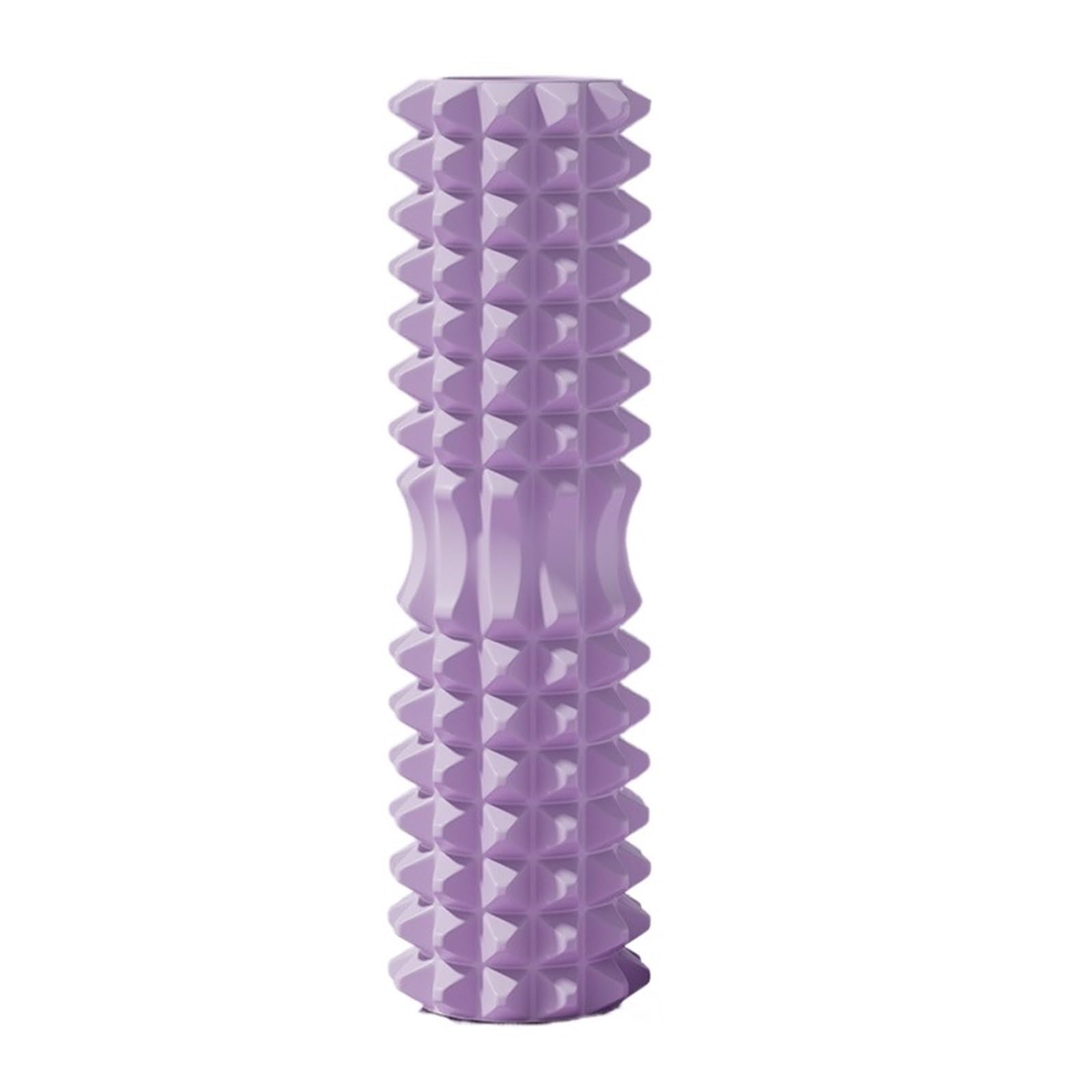 Solid EVA Yoga Roller - High Weight Capacity Foam Roller for Muscle Relaxation, Leg Relief - Suitable for Home Exercise and Muscle Relaxati(Purple)