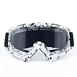 La lente duradera y flexible, disponible para motocross y otras actividades al aire libre, el marco ecológico de alta calidad hace que las gafas tengan una excelente dureza y elasticidad, por lo que no le darán carga a sus ojos. Las gafas para hombres y mujeres se pueden doblar 180 grados sin romperse, son livianas y fáciles de transportar. Fuerte resistencia al impacto, no se preocupe por impactos violentos.