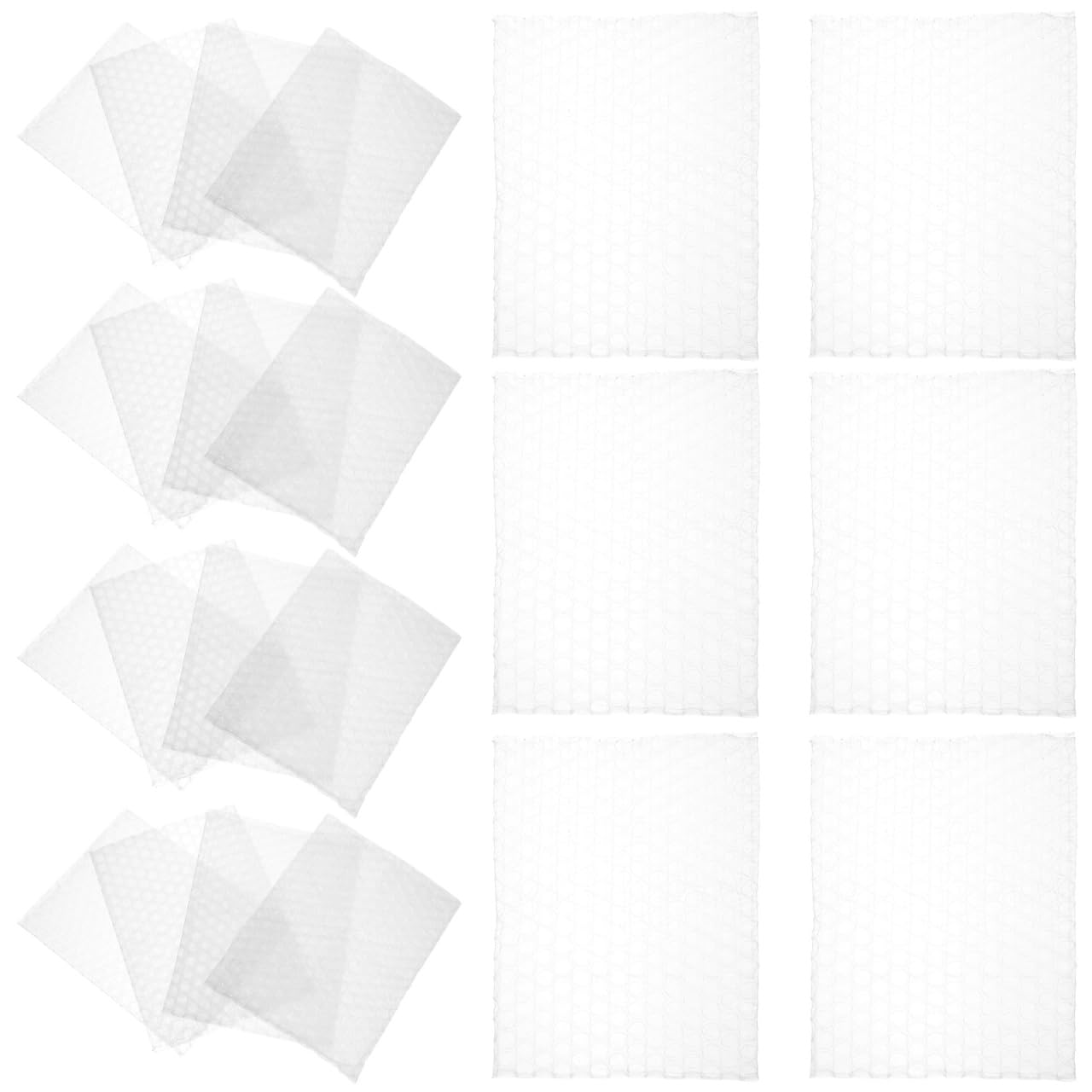 Zerodeko Lot De 100 Pochettes À Bulles Transparentes 5.91 X 3.94 in Pochette À Bulles Pour L'Expédition Le Stockage Et Les Petites Entreprises Sacs Antichoc Pour Emballage
