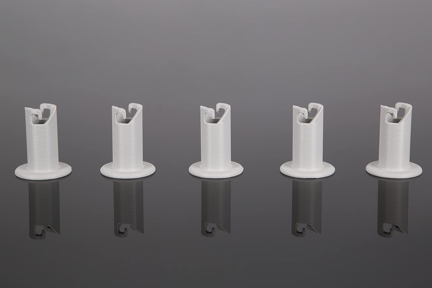 GZ Design 5 STK. Halterung-Aufbewahrung für Kenwood Cooking Chef XL Zubehör-Rührelemente wie Flachrührer Schneebesen Knethaken (Grau) 