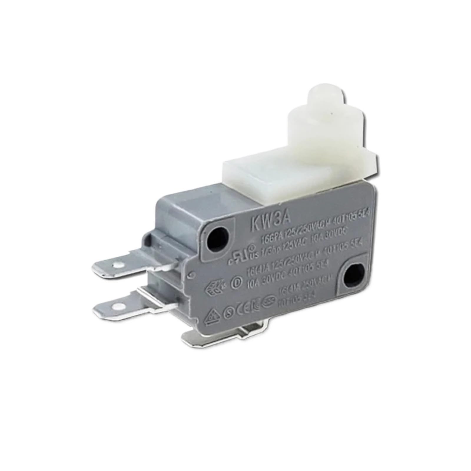 Micro-interrupteur porte micro-ondes KW3A V-16-1C25 normalement ouvert 16A - 4
