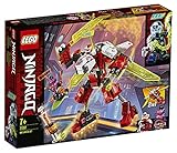 LEGO NINJAGO Actionspielzeuge besitzen genau die richtige Größe, um zu Hause oder unterwegs mit den Mechs zu spielen. Der Mech ist 16 cm groß und 25 cm breit.