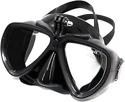 Óculos de Mergulho e Máscara de Snorkel para Câmeras de Ação GoPro Hero/Max - Acessório Profissional À Prova D'água Subaquático para Mergulho Livre, Snorkeling e Natação