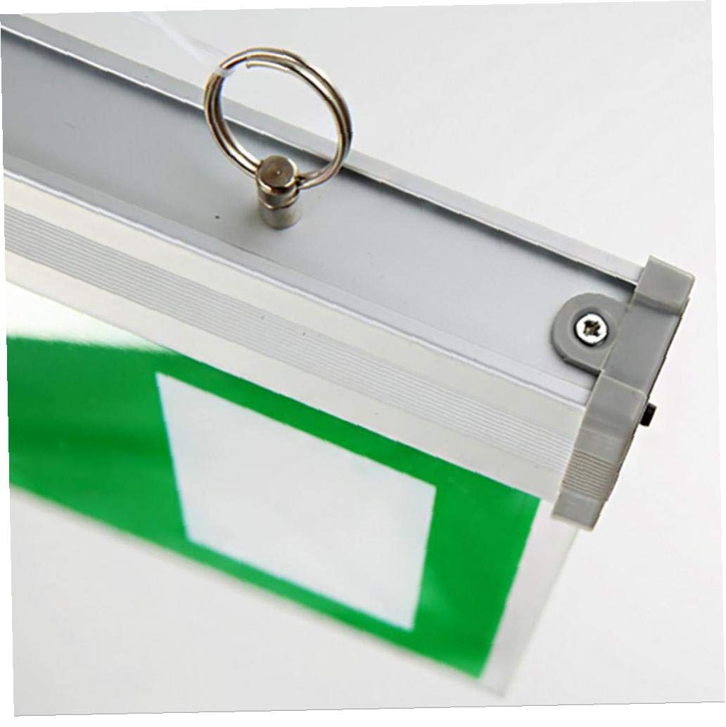 Nooduitgang bord zwart | LED | opbouw of inbouwmontage