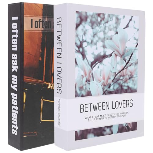 DOITOOL Modern Decorative Books Faux Books for Decoration Books Decor Display Books for Home Decor Fake Book for Home Office Bar Table Shelf Decor Book Display (Random Pattern) - Image 3