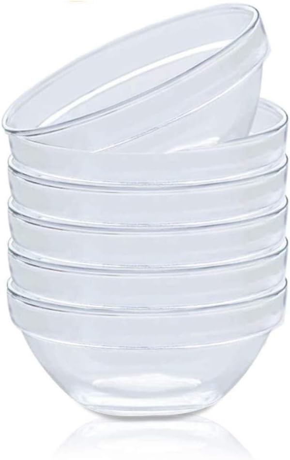 Mini Glass Pinch Prep Bowls Set of 4 Home & Kitchen