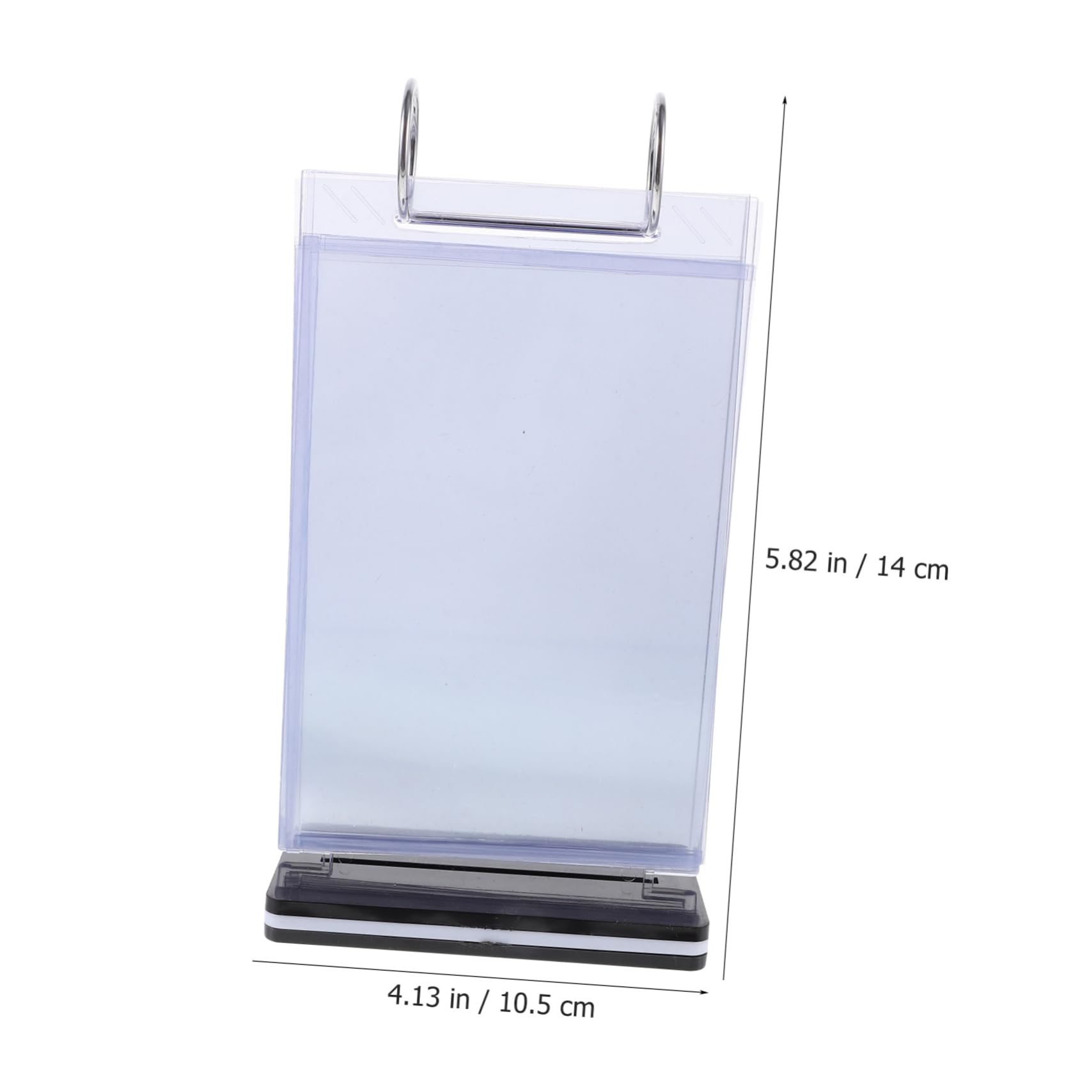 Vertical Menu Holder Desktop Display Stand Base Tabletop Sign Holder Restaurant Office Weddings Double Sided Sign Picture Holder Table Signs Promotions