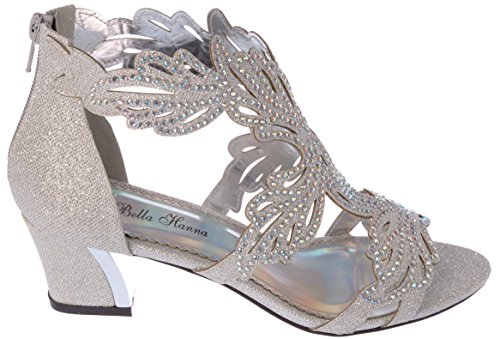 Womens Evening Sandal Rhinestone Dress-Shoes lime03 - Image 4