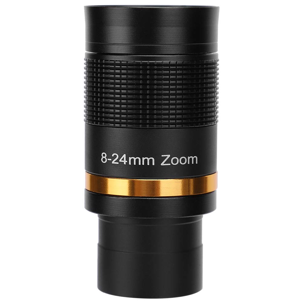 Telescopio Astronómico Ocular con Zoom Continuo de 8 a 24 Mm Visualización de Planetas Lunares para Telescopio de 1,25 Pulgadas