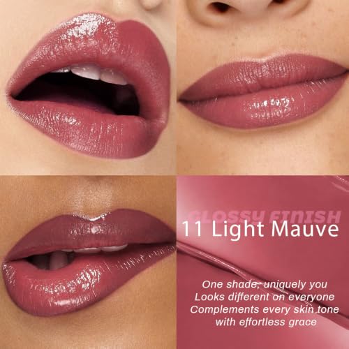 Image of evpct Light Mauve Honey Lipstick Tinted Lip Balm Oil Stick for Women, 11