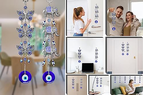 Mauvais œil turc objet décoration murale suspendre éléphant - 8