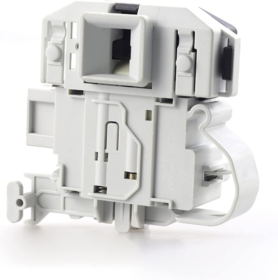 Image of PARDZWORLD Door Lock DKS67A, Suitable for Siemens /Bosch Washing Machines Match & Buy. Color: Black & White