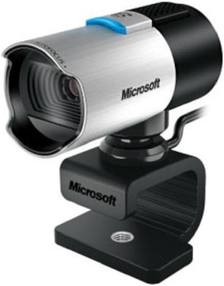 MicrosoftQ2F-00015 LifeCam Studio Webcam (Retail Packaging), Silver/Black