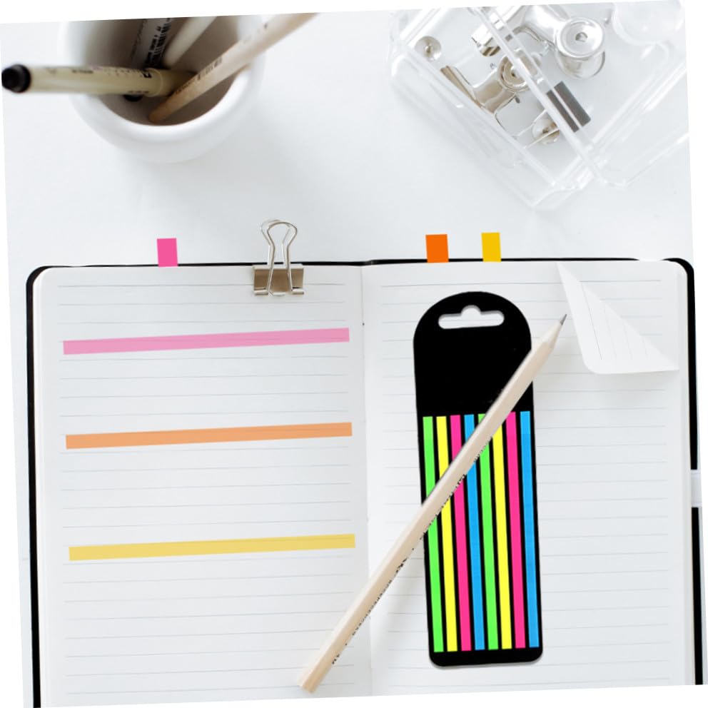 Marques pages collants colorés pour bloc-notes et organisation de bureau - 7