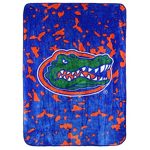 College Covers Everything Comfy Florida Gators Soft and Warm Huge Raschel Throw Blanket 86 x 63