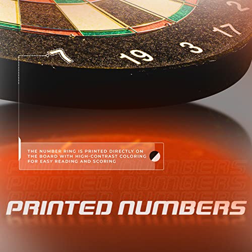 Franklin Sports 3548 Bristle Dart Board - Professional Steel Wire Dartboard thumb #3