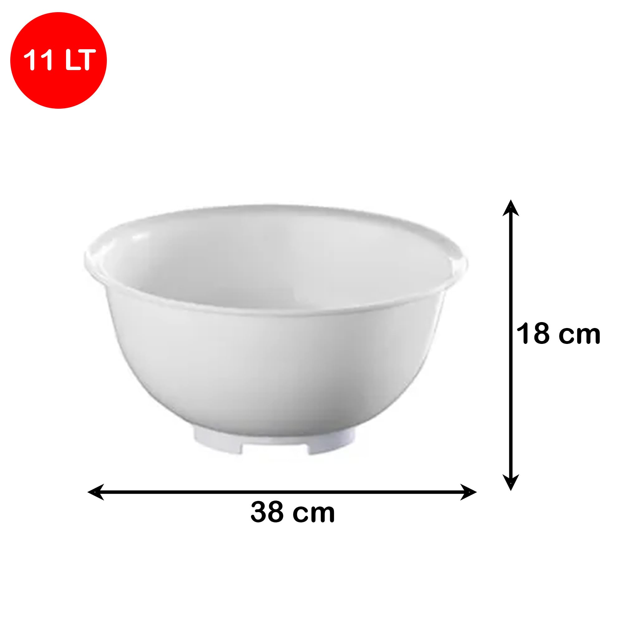 Impastatrice Araven in polipropilene da 7 litri