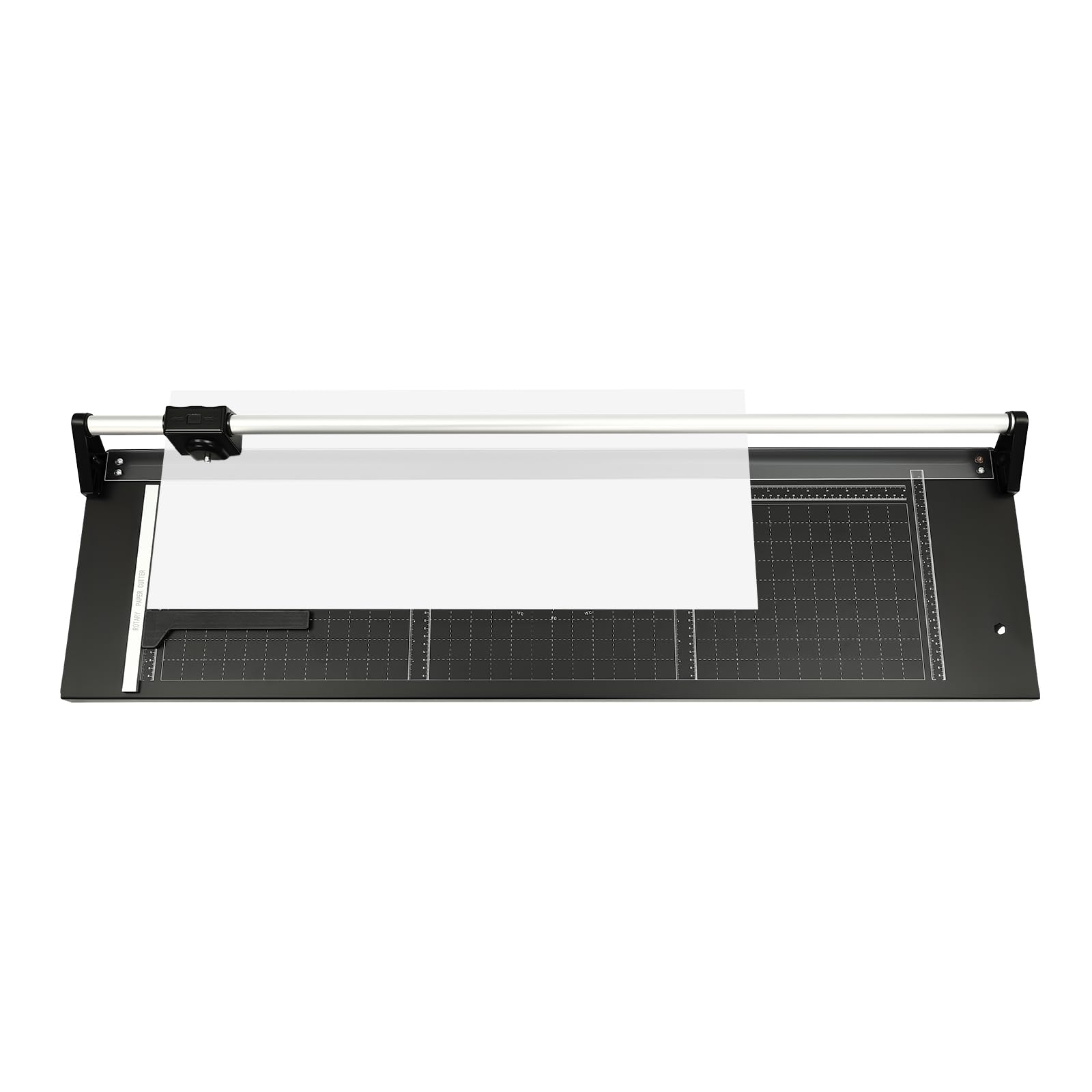 Rollenschneider 36 Zoll (90 cm) Papierschneider mit 2 Ersatzklingen & Magnetischer Positionierrutsche Professioneller Office Paper Trimmer für Präzises Schneiden von Fotos Karten und Karton