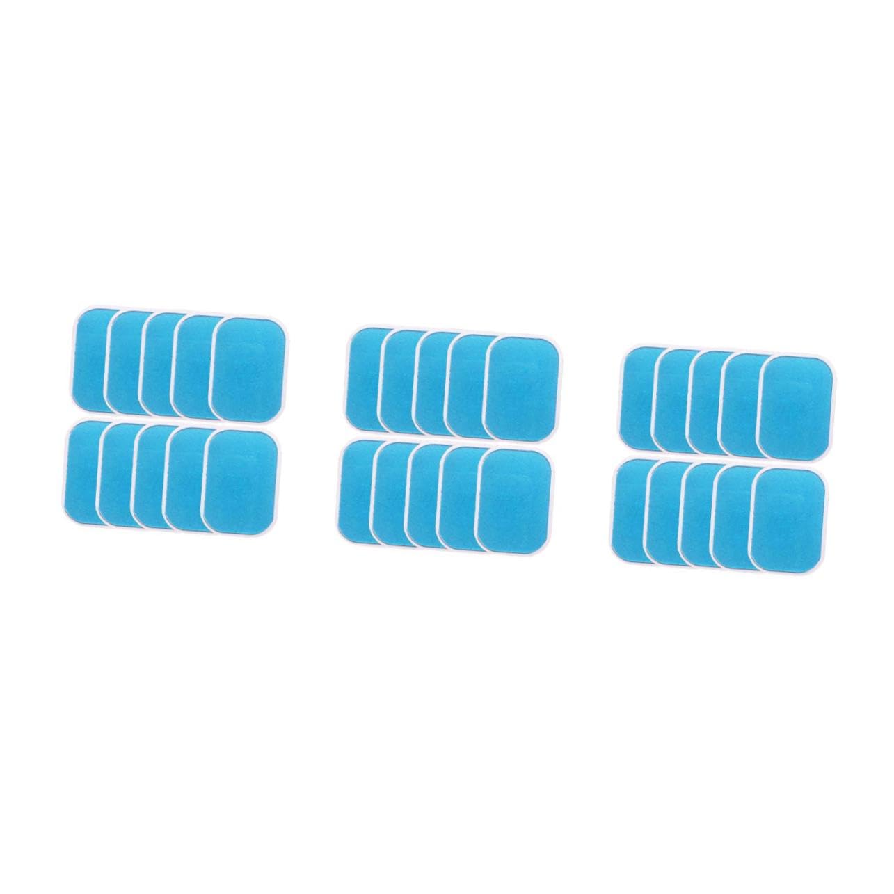FRCOLOR 90pièces Gel Pads De Remplacement Pour Toner Abdominal Patches De Gel Conducteurs Pour Électrostimulateur Musculaire Améliorez Entraînements Abdominaux
