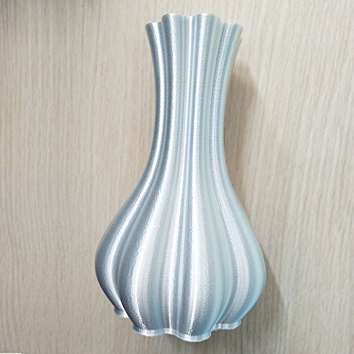 Image of Silk Pearl White PLA Filament 1.75 mm 3D Printer Filament Consumables 1KG 2.2LBS Spool Fit Most FDM Printer Silky Shine Shiny 3D Printing Material CC3D Silk White Color