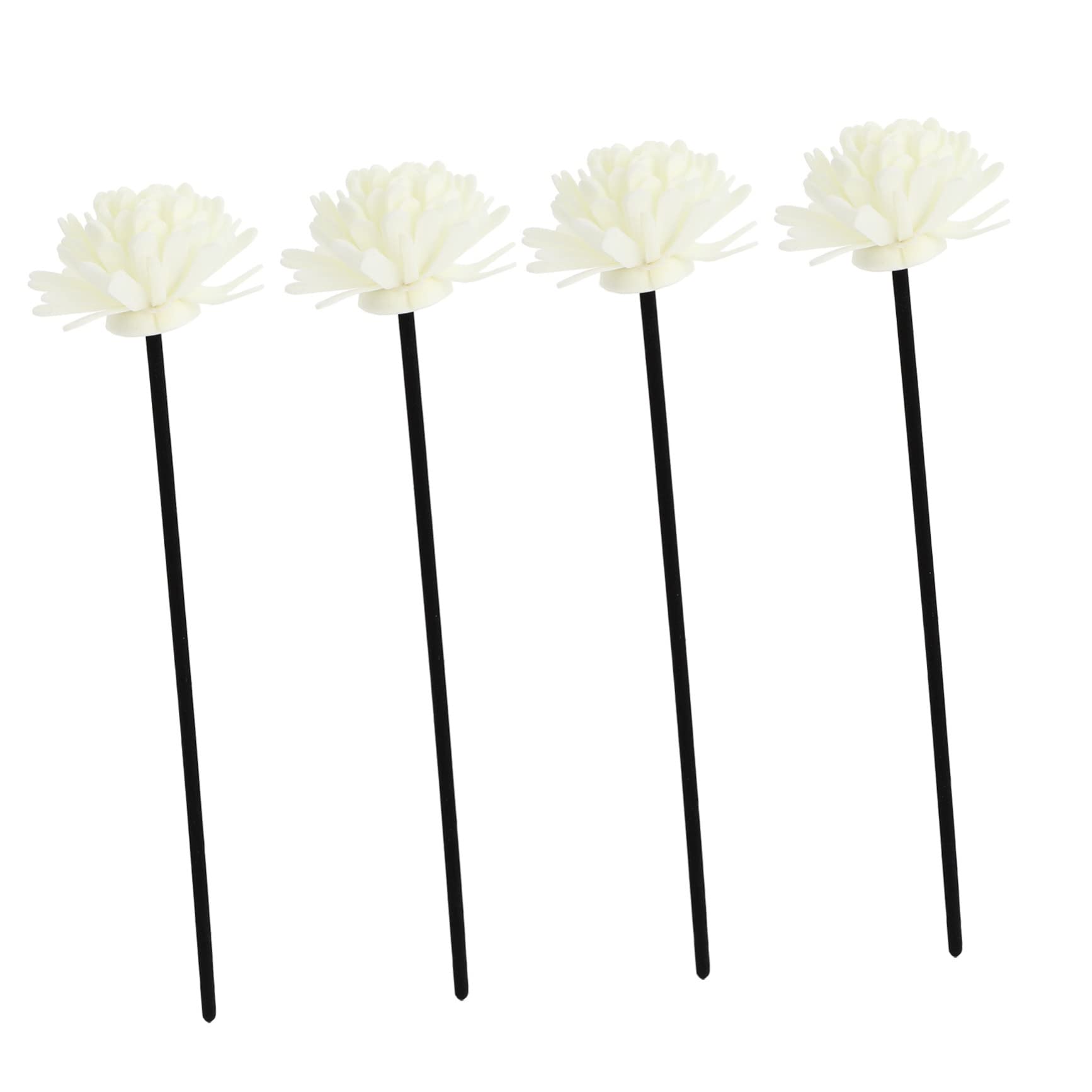 ULDIGI 4pcs Diffuser Flower Sticks Rods for Home Non-Flame Volatile and Perfume Dispersal