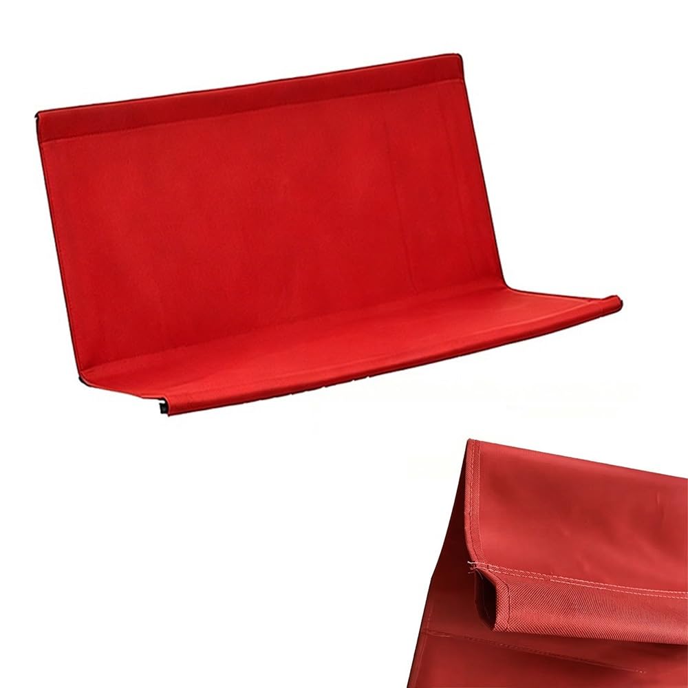 ZYXQQJ Swing Replacement Seat Cover Swing Chair Cushion Cover For Porch Patio Garden 600D Oxford Waterproof Seat Replacement Fabric(Red,127x48x52cm)