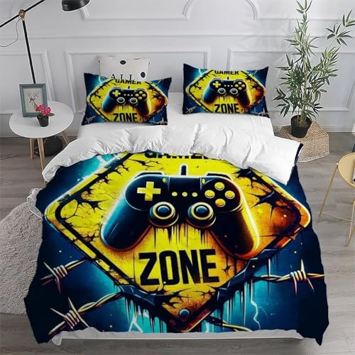 Housse de couette 200x200cm microfibre durable à fermeture éclair