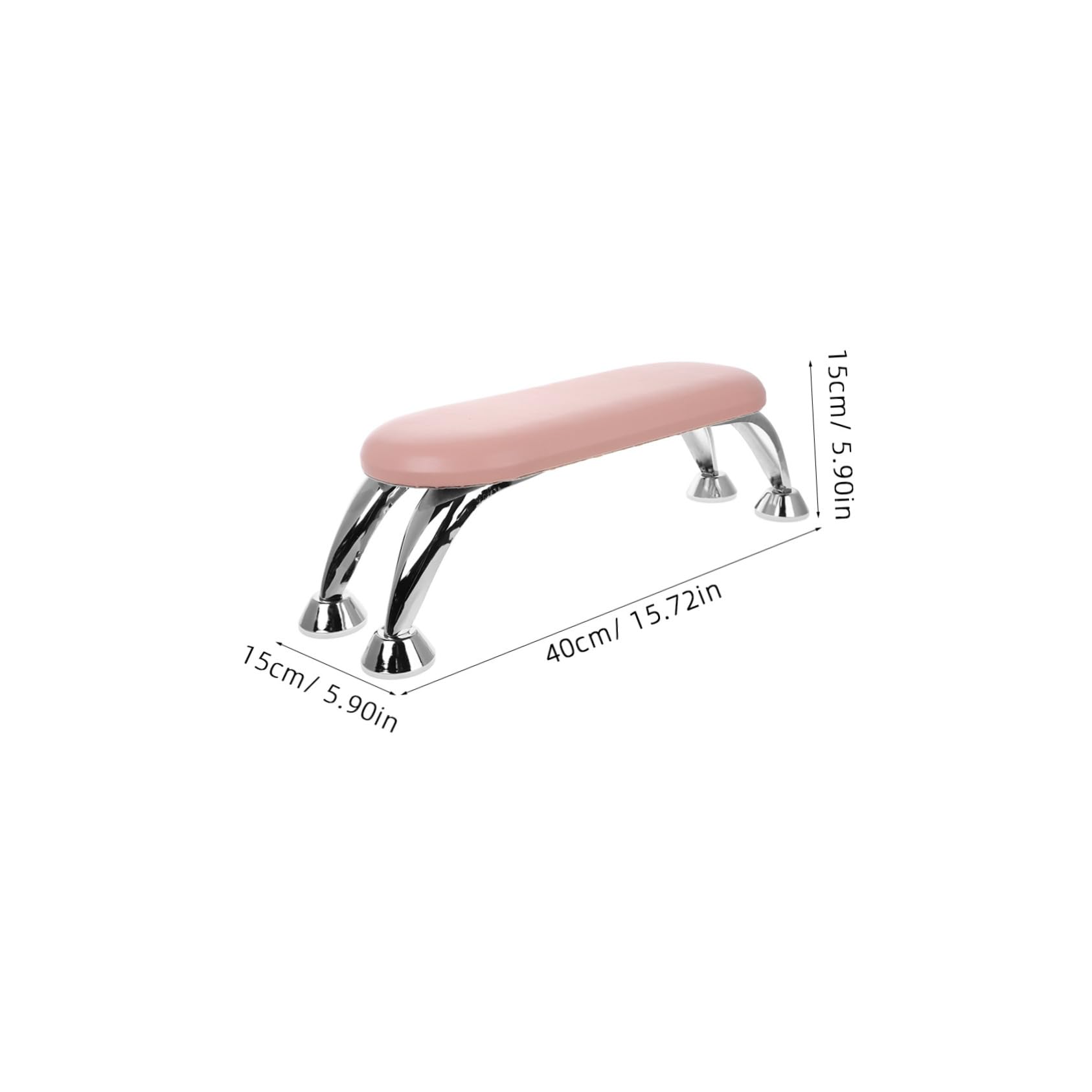 Healeved Poggiamani per Unghie in Pu, Supporto Compatto e Portatile, Facile da Pulire, per Salone Manicure Art | Supporto per Nail Art, Design Pratico e Portatile, Uso Domestico Personale