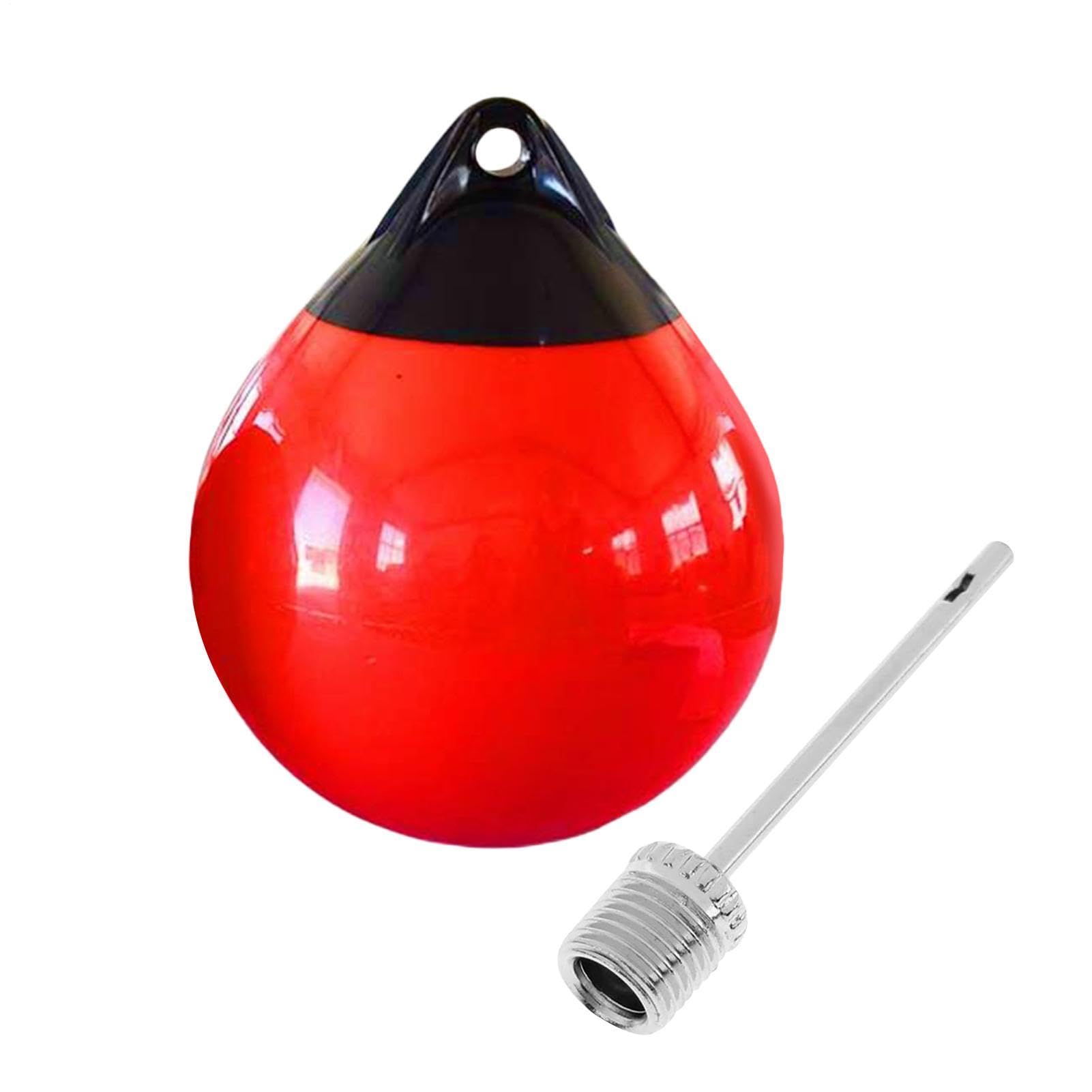 Boya de amarre, inflable anticolisión marina flotante – Guardabarros para barco, bola de parachoques – para marinas, veleros, esquiadores, lanchas motoras, pesca, wakeboard, mar, río