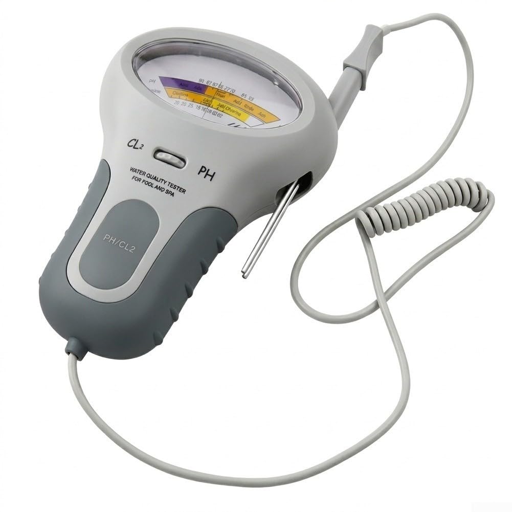 Analizador Digital de Piscina para cloro y pH Portátil Analizador