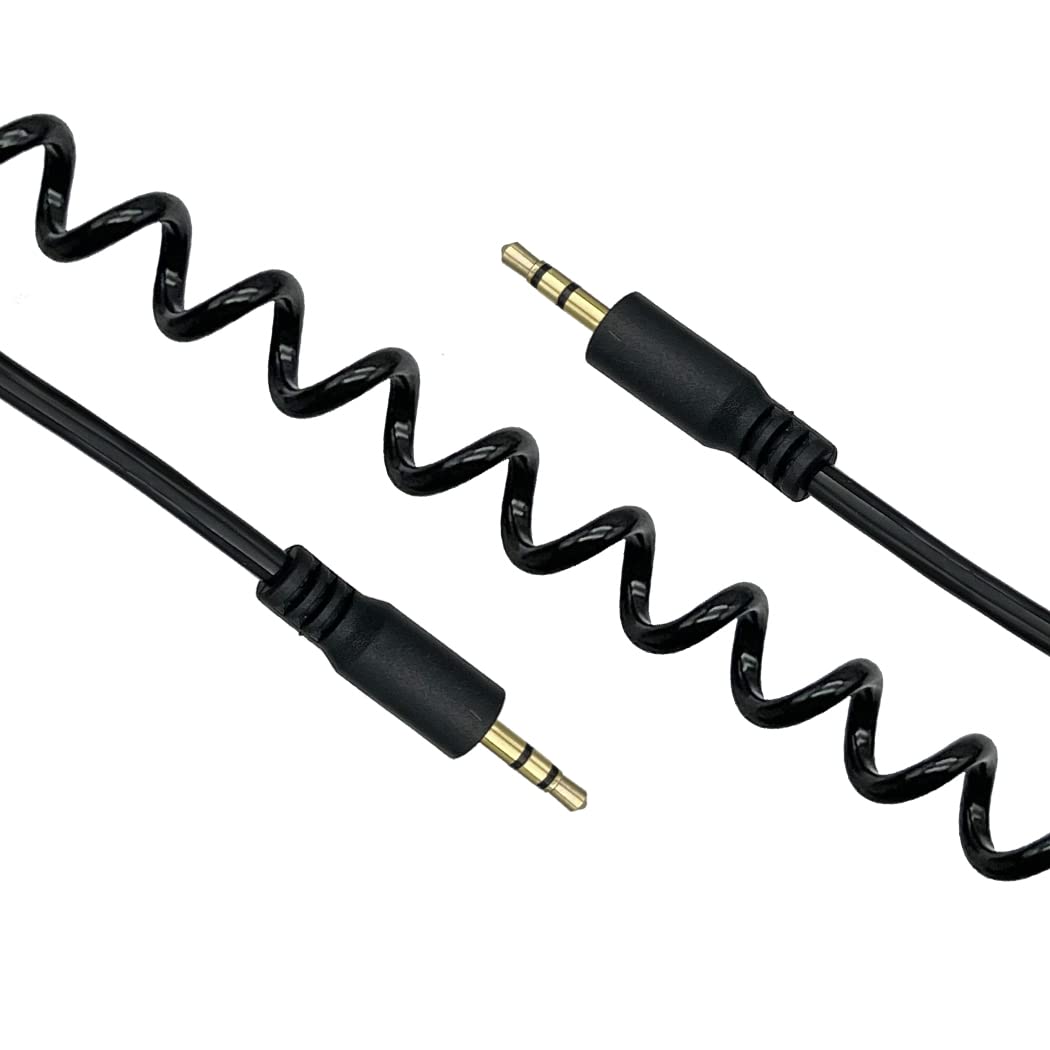Lot De 2 Câbles Audio Bantam (Jack 3.5mm) Stéréo - Petite Longueur - Occasion