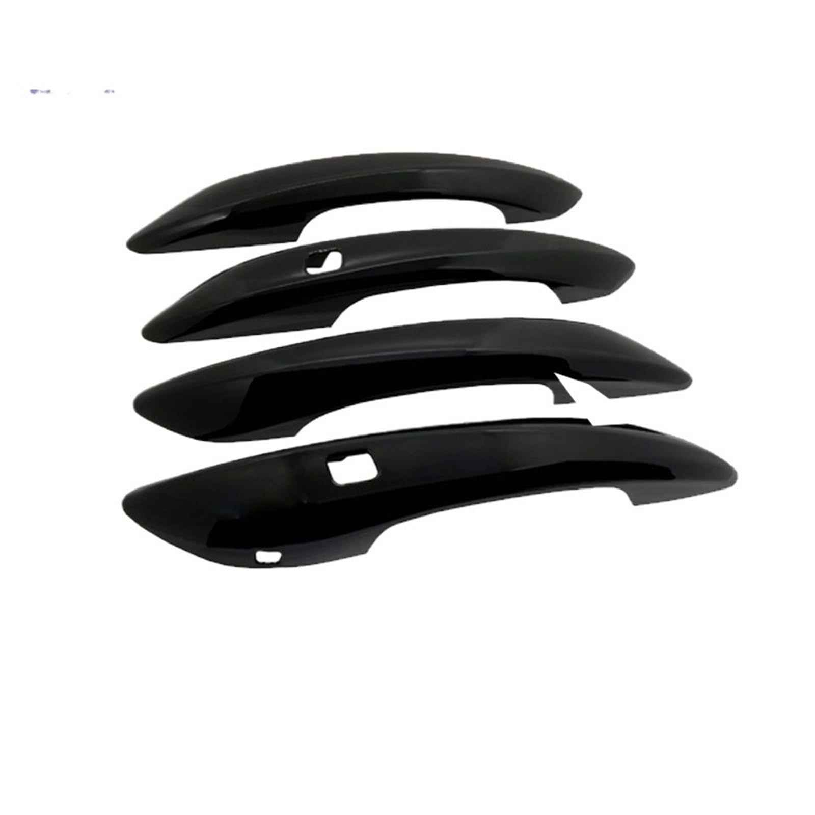 Hguvsjd Metallic Blcak Car Exterior Door Handles For Hyundai For Elantra For Avante Cn7 2021 2022 2023 2024 Covers Decoration Exterior Parts Accessories Car Outer Door Handle Cover Trim(Metallic Blcak)