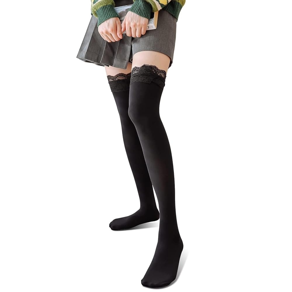 Amazon.co.jp: [WindTour] ニーハイソックス 120デニール