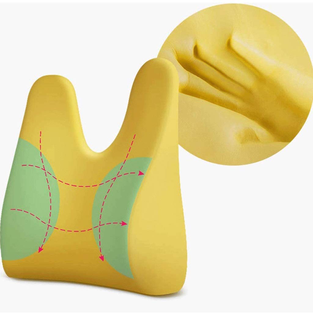 Lumbar de la Almohadilla del Amortiguador del Asiento de Coche-Lumbar de la Almohadilla Lumbar Trasero de la Silla de Oficina del Amortiguador de la Cintura de Memoria Soporte Lumbar Almohada
