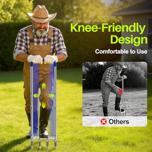 Knee-Friendly Stainless Steel Core Aerator